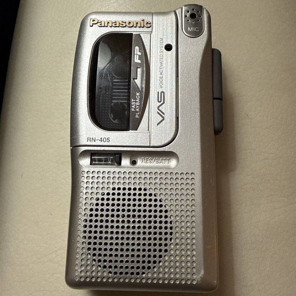 Panasonic RN-405 Microcassette Voice Recorder TESTED